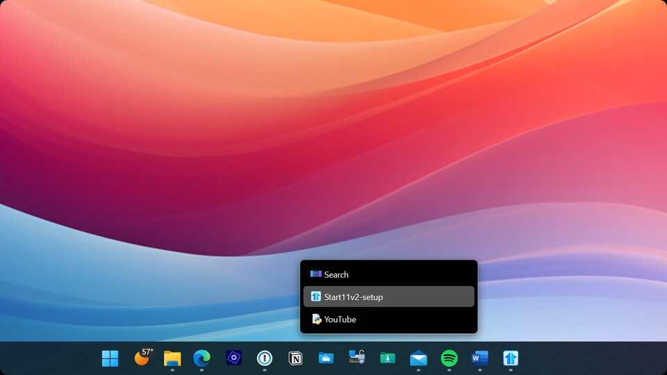 Features you expect with Start11